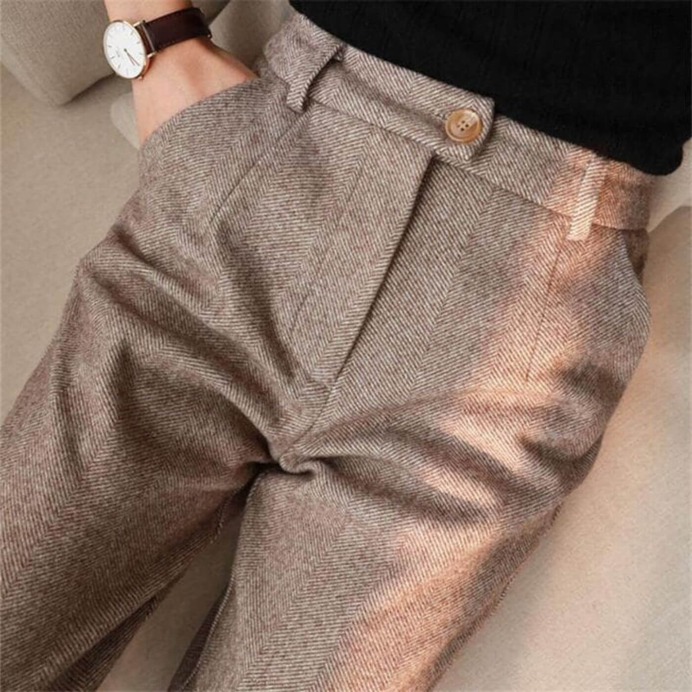 Ansel – Pantalon de Costume Sur-Mesure
