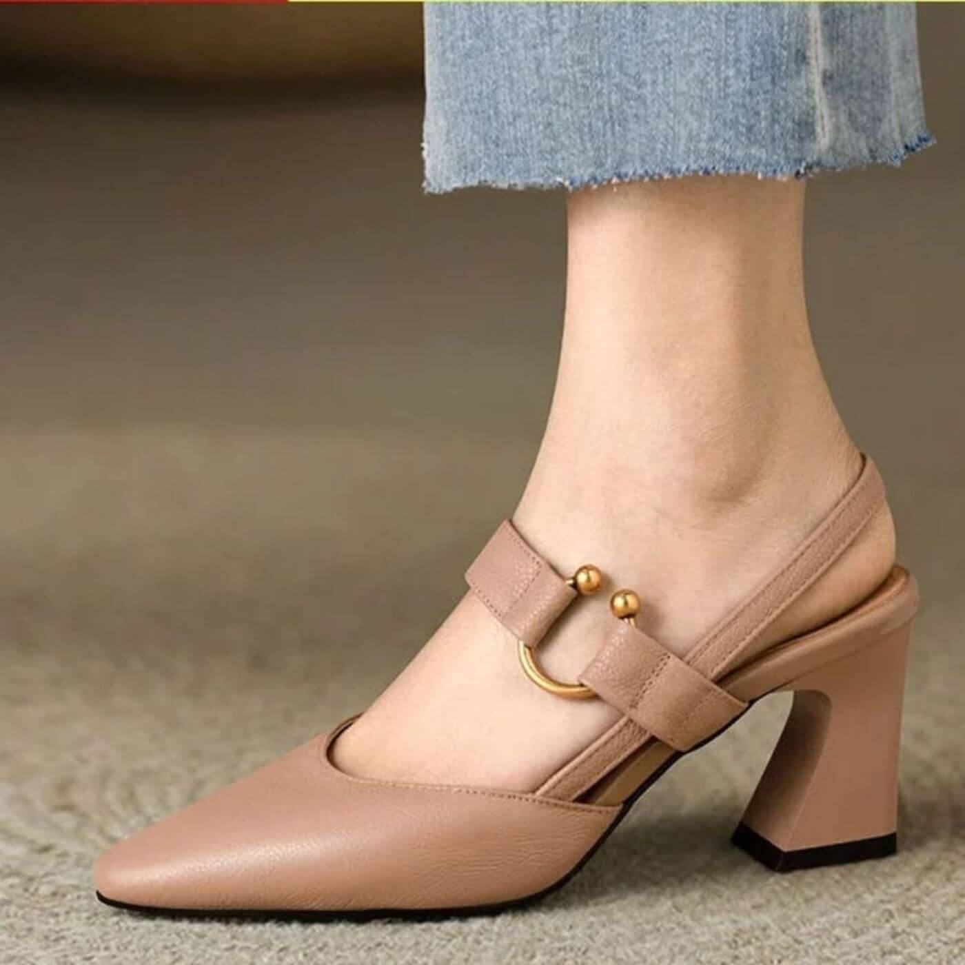 Claire™ – Sandales Orthopédiques Confortables à Talon