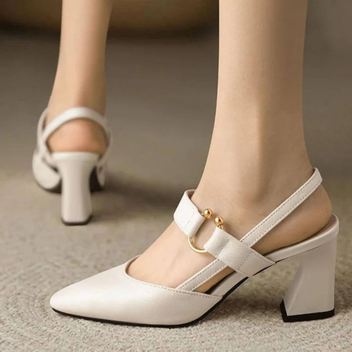 Claire™ – Sandales Orthopédiques Confortables à Talon